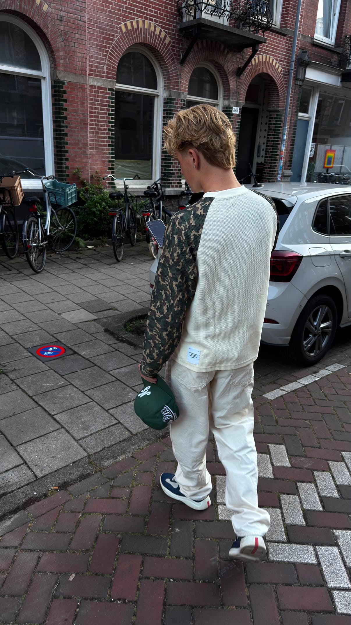 Knitted camo longsleeve